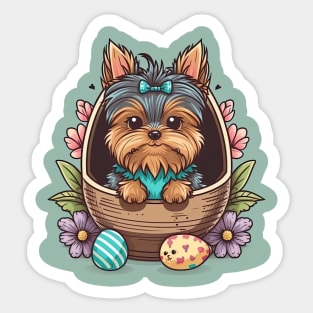 Yorkshire happy easter day Sticker